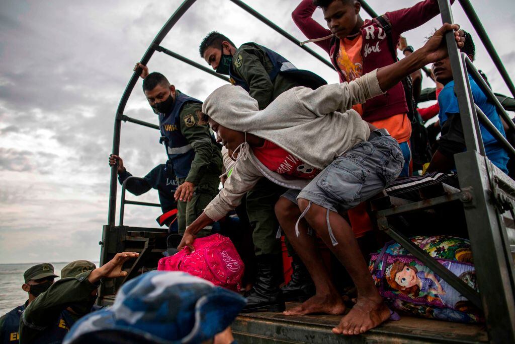 Ciudadanos de Nicaragua son evacuadas en la previa de la llegada del Huracán Iota