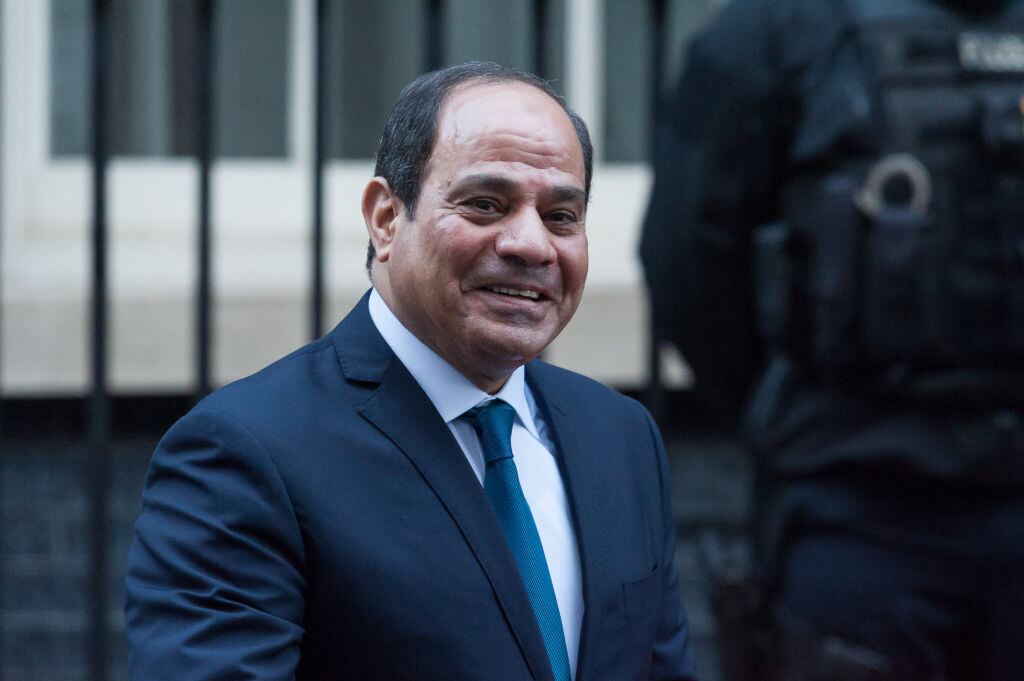 Abdel Fattah El-Sisi en Londres