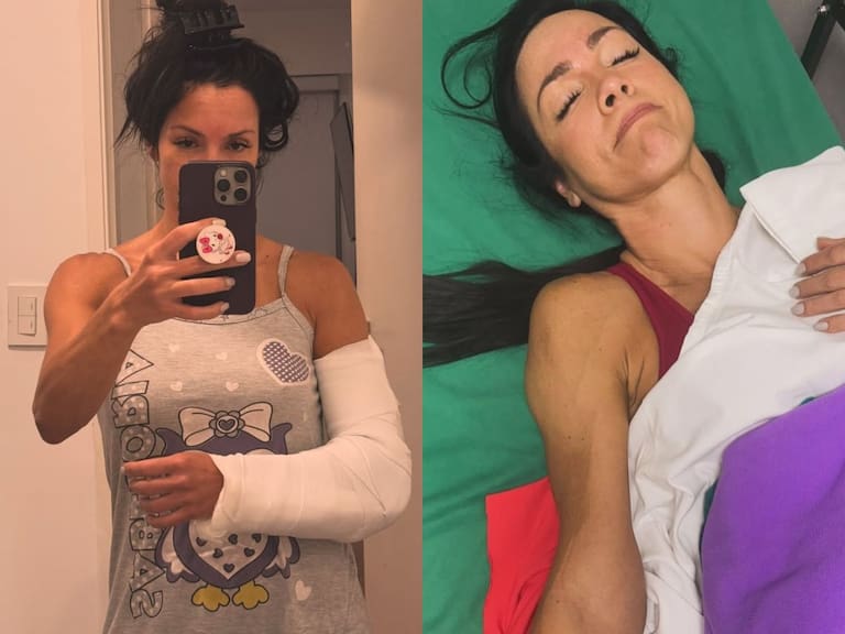 “Estoy con una lesión en la columna, tengo que hacer terapia y estaré inmovilizada; los extrañaré mucho”