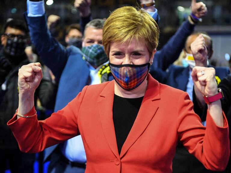 La líder del SNP y primera ministra escocesa Nicola Sturgeon