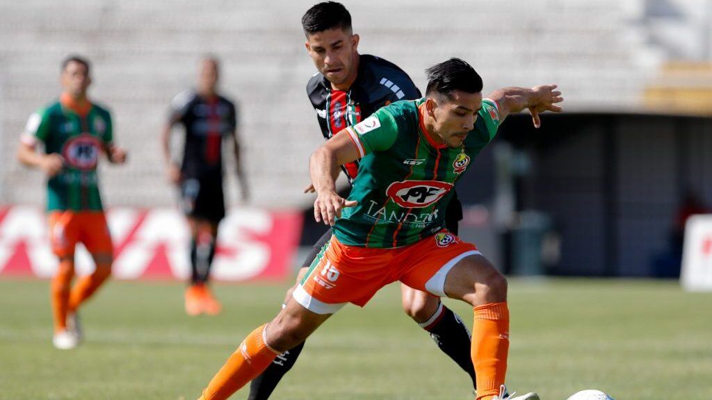 18 de Enero del 2021/SANTIAGO ,durante el partido valido por la Trigésima Primera fecha del Campeonato Nacional AFP PlanVital 2020, entre Palestino vs Cobresal, disputado en el Estadio Municipal de la Cisterna.
FOTO:FRANCISCO LONGA/AGENCIAUNO
