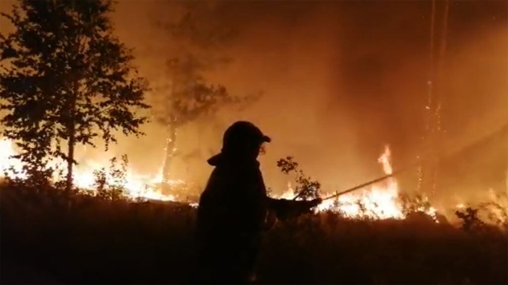 El fuego consume los boques en la región rusa de Chelyabinsk