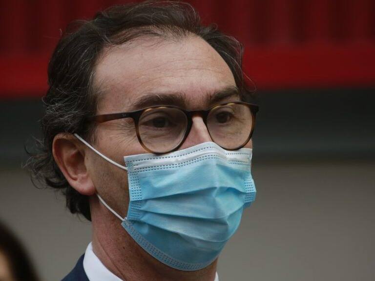 31 de agosto de 2021/SantiagoEl ministro de Educación, Raúl Figueroa, acompañado del superintendente de Educación, Cristián O’Ryan y de la subsecretaria de Educación Parvularia, María Jesús Honorato, dan a conocer el balance de los cinco años de creación de la Intendencia de Educación Parvularia
FOTO: KARIN POZO/AGENCIAUNO