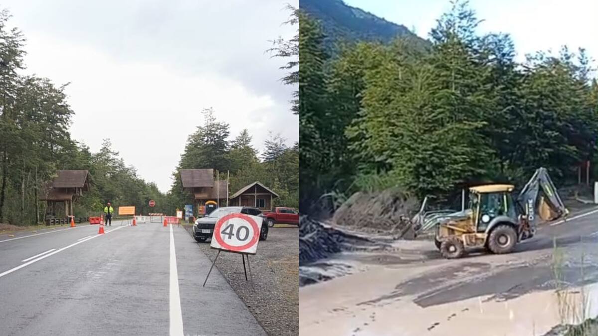 Sistema frontal en el sur Chile: remociones en masa obligan a interrumpir el tránsito entre Puerto Varas y Petrohué