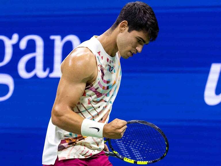 Carlos Alcaraz respondió a su favoritismo con sólida victoria sobre Lloyd Harris en la segunda ronda del US Open