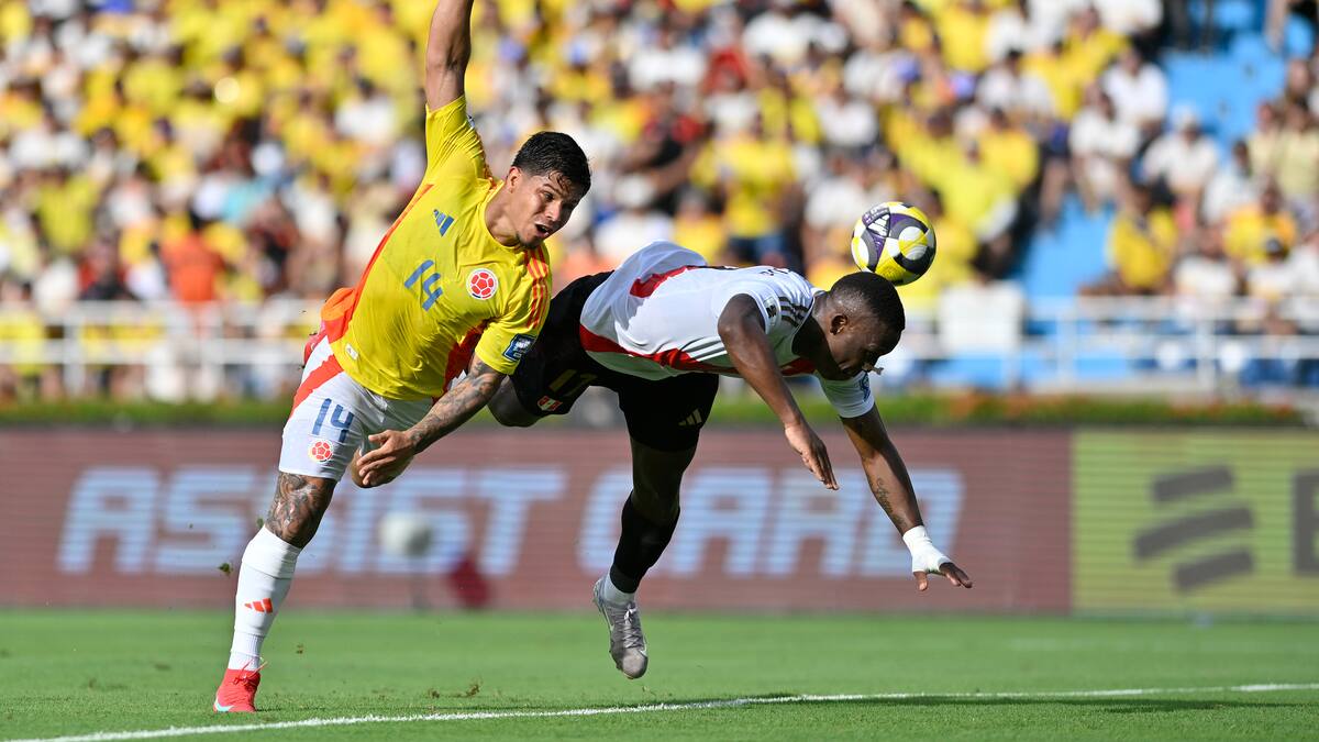 Colombia da otra muestra de su falta de finiquito ante Perú y sigue sin asegurar su paso al Mundial 2026