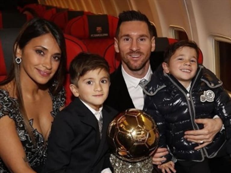 La viral celebración de los hijos de Messi luego de que su padre ganara un nuevo Balón de Oro