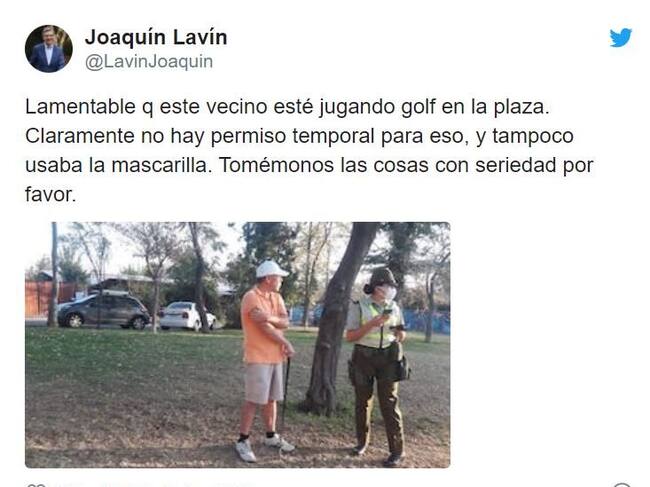 Tuit de Joaquín Lavín