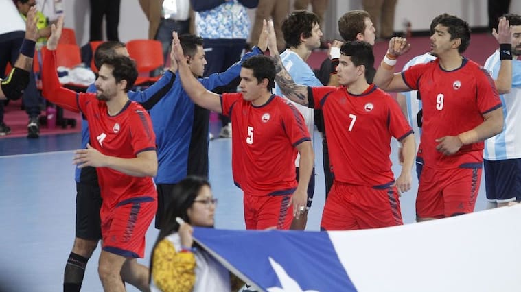 LIMA, PERU - AGOSTO 5: Partido por la medalla de Oro de la disciplina de Handball entre Chile y Argentina, durante los XVIII Juegos Panamericanos Lima 2019 en VIDENA el 5 de Agosto de 2019 en Lima, PeruFOTO: MAURICIO PALMA/COCH VIA AGENCIAUNO