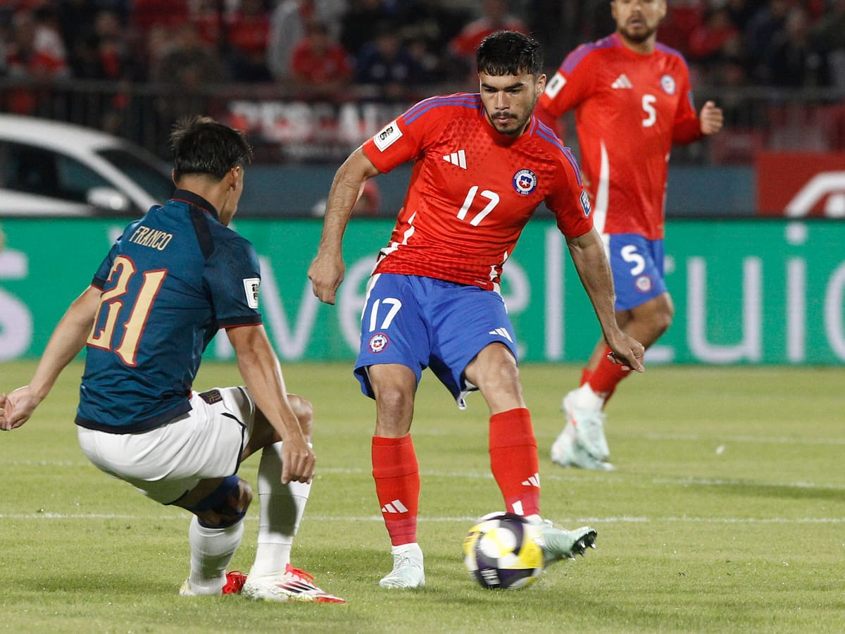 Chile no pudo ante Ecuador y prácticamente se queda sin Copa del Mundo 2026