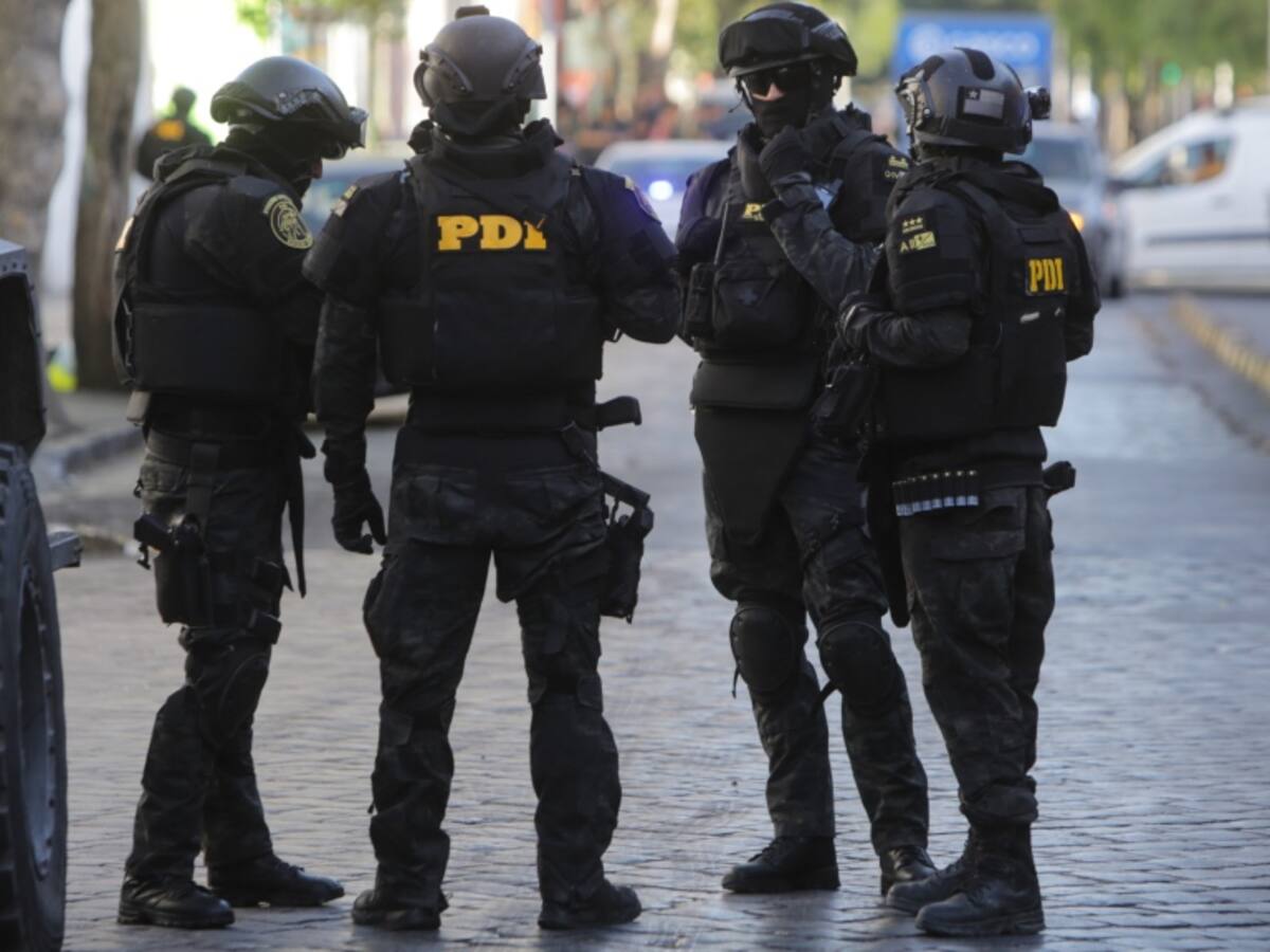 PDI detiene a peligrosa banda delictual: mantenían a una persona secuestrada en Renca