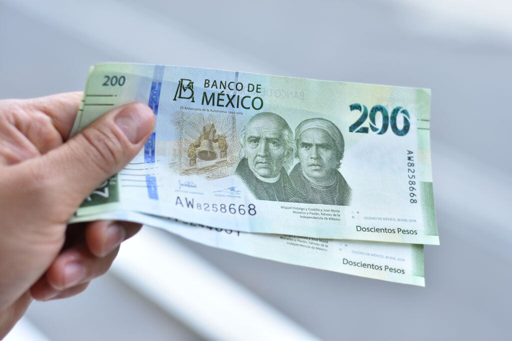 Imágenes del dinero que imprime el Banco de México