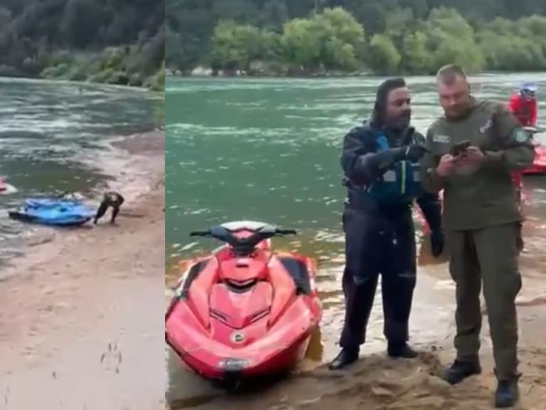 Carabineros intercepta a involucrados por uso de motos de agua en zonas protegidas