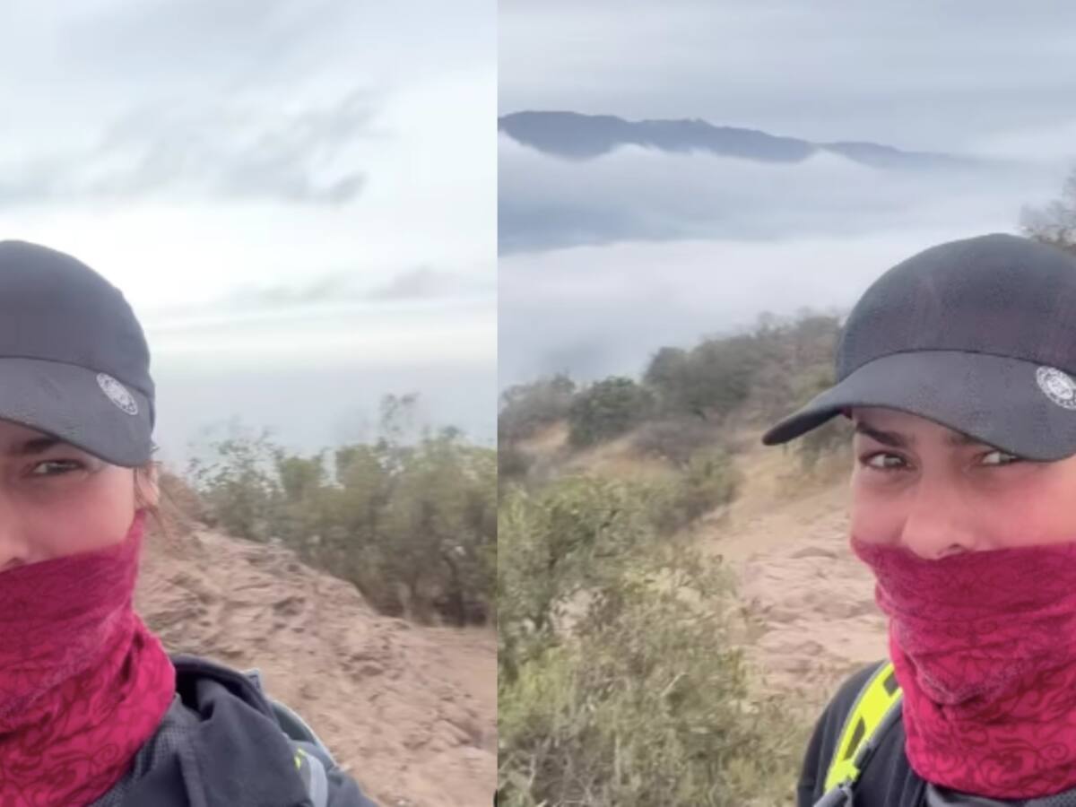 «Un muy buen paseo»: Tonka Tomicic publica fotos de su nueva aventura realizando trekking