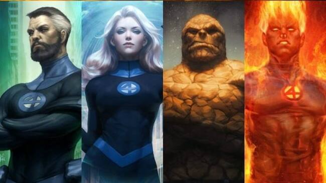 Los Cuatro Fantásticos - Actores - Marvel