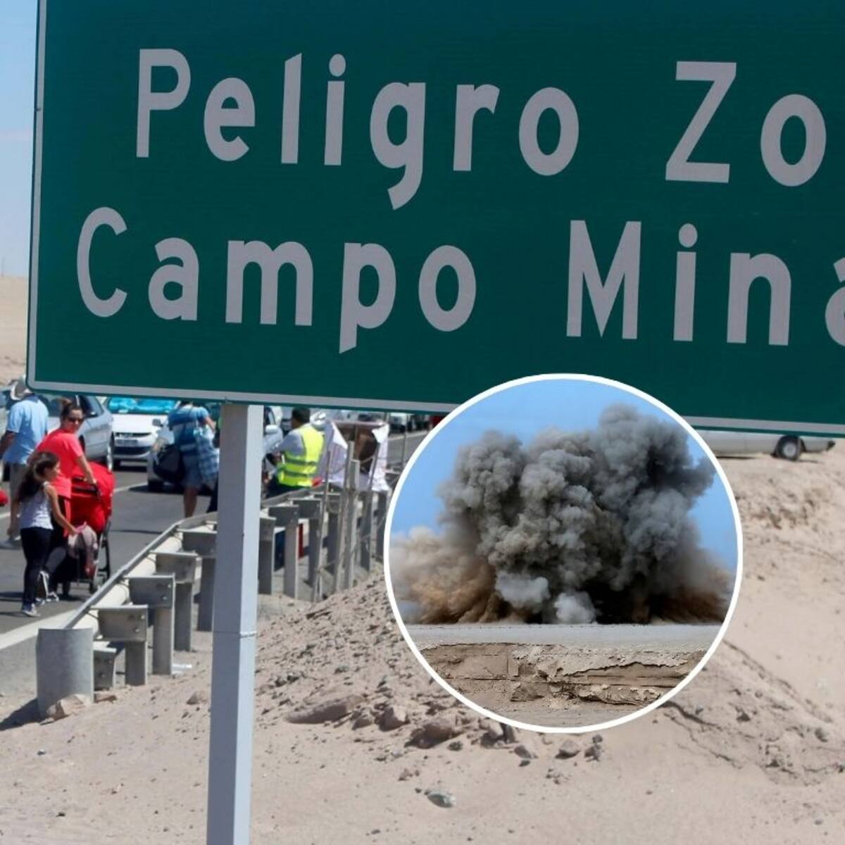 Camioneta explota tras ingresar a campo minado en la frontera entre Arica y Tacna