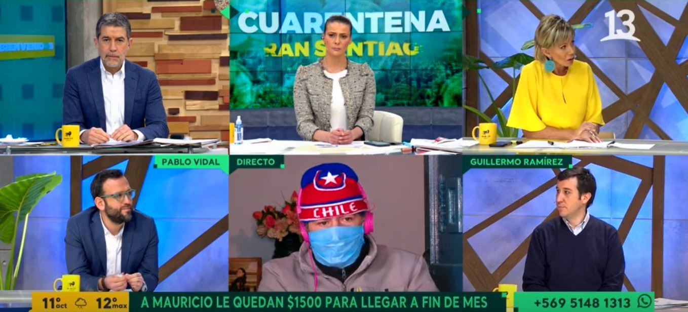 Captura reproductor Canal 13