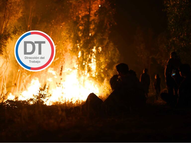 Derechos laborales de personas afectadas por incendios forestales en Chile: ¿Me pueden despedir por no ir a trabajar?