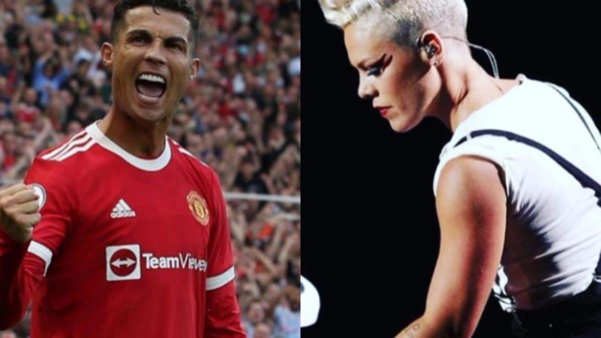 Cristiano Ronaldo y Pink