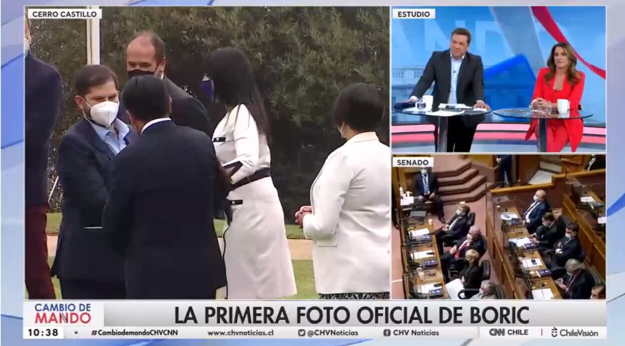 Gabriel Boric apareció sin corbata | Chilevisión