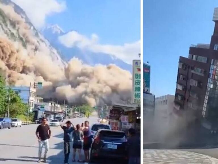 Las impactantes imágenes que deja un terremoto en Taiwán