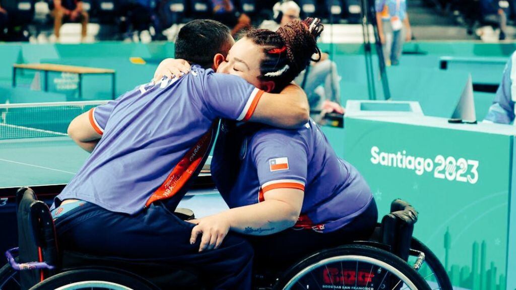 medalla de plata chile - para tenis de mesa - juegos parapanamericanos santiago 2023