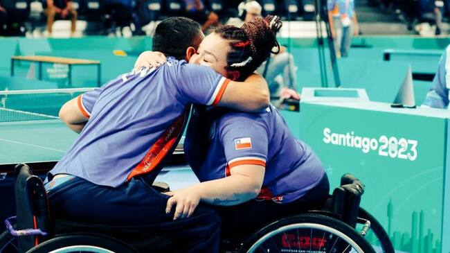 medalla de plata chile - para tenis de mesa - juegos parapanamericanos santiago 2023