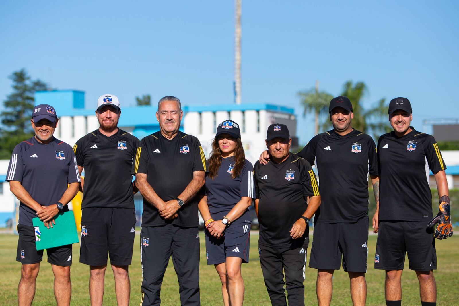 Miguel Vargas (DT), Mario Pereda (PF), Rodrigo Soto (utilero), Claudia Bustos (secretaria), Luis Muñoz (coordinador), Ricardo Ramos (paramédico) y Matías Labra (preparador de arqueros).