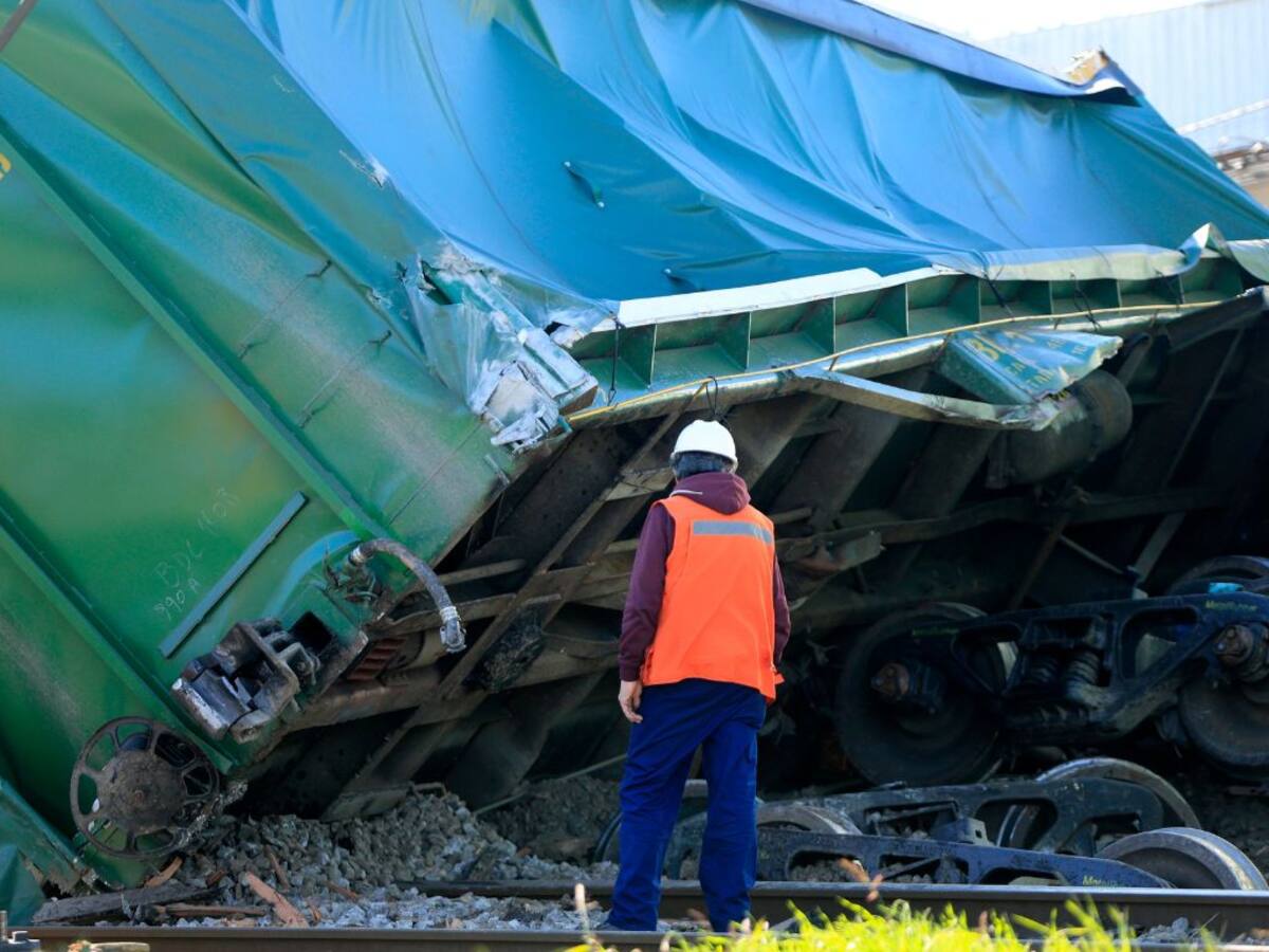 Accidente ferroviario en Chiguayante: EFE suspende servicio para este lunes tras desrielamiento de carros
