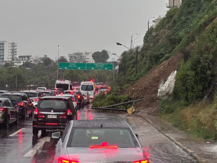Deslizamiento de tierra en Viña