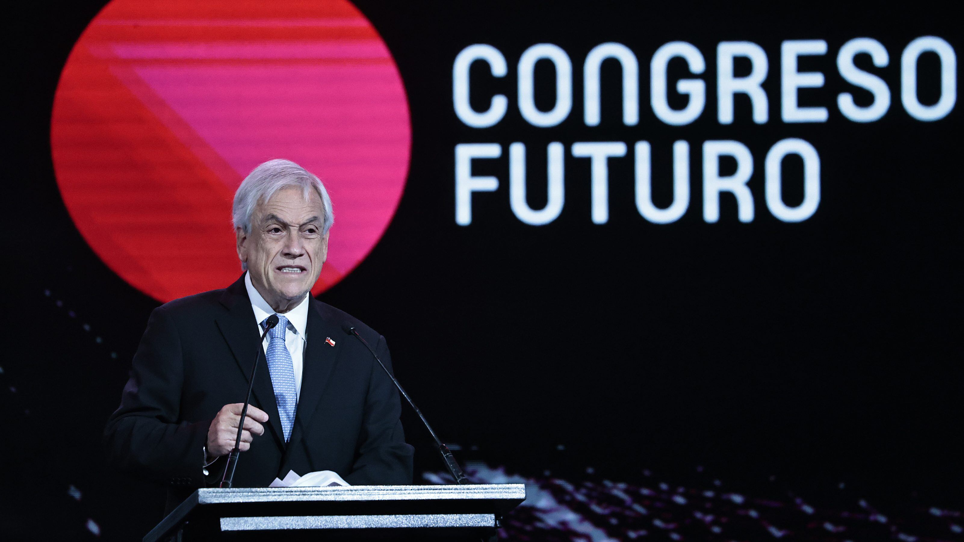 17 de enero 2022/SantiagoEl Presidente de la República Sebatián Pieñra participa de la inauguración del Congreso Futuro 2022.
FOTO: KARIN POZO/AGENCIAUNO
