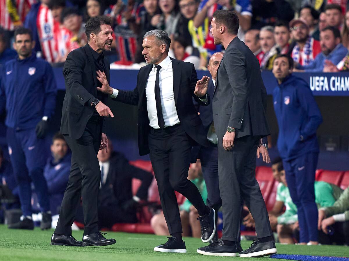 El fuerte cruce que protagonizó Cholo Simeone con el director deportivo del Dortmund en la Champions League