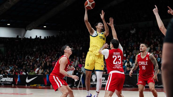 Las bajas pasaron la cuenta: Chile cae ante Colombia y se complica en las clasificatorias al Mundial de Básquetbol 2027