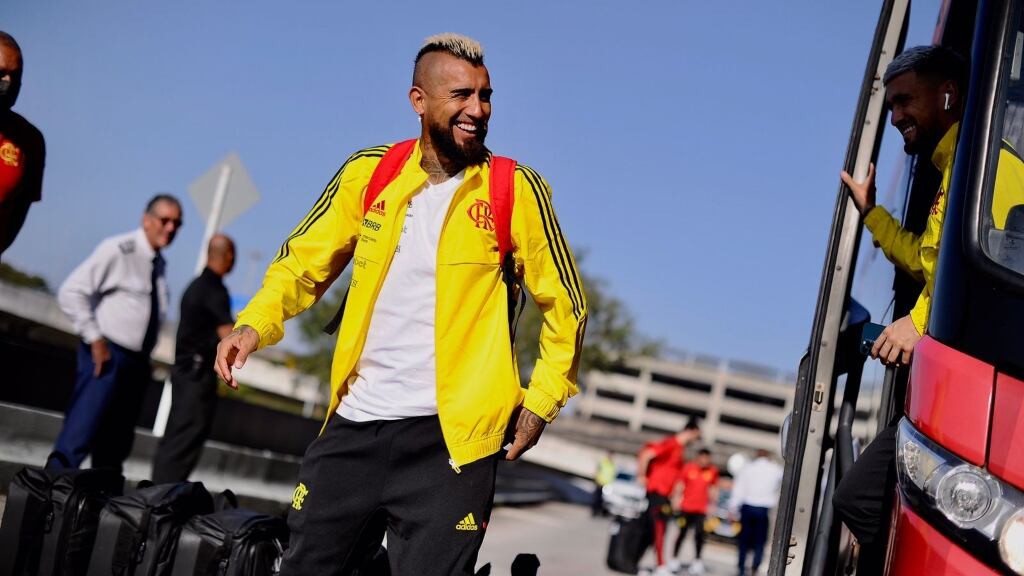 Arturo Vidal asoma como titular en el duelo de Flamengo ante Sao Paulo por el Brasileirao