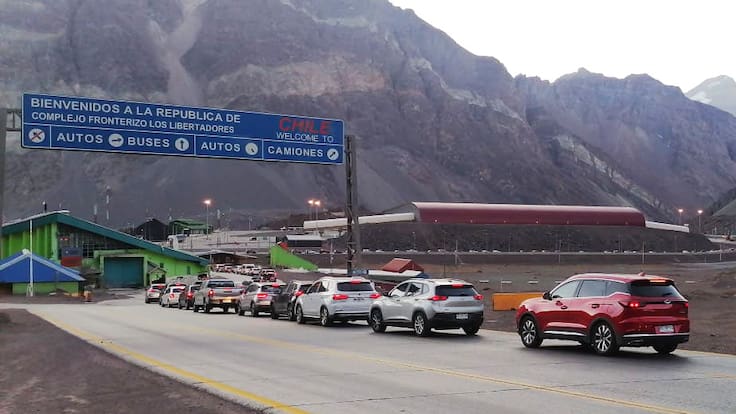 Paso Los Libertadores permanecerá cerrado este viernes 10 de julio por lluvias pronosticadas en la alta cordillera