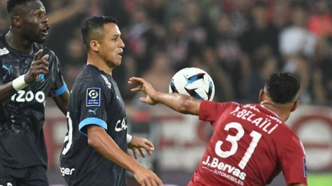 Debut de Alexis Sánchez deja una grata impresión en el DT del Marsella: "Su entrada fue buena e intentó cosas"