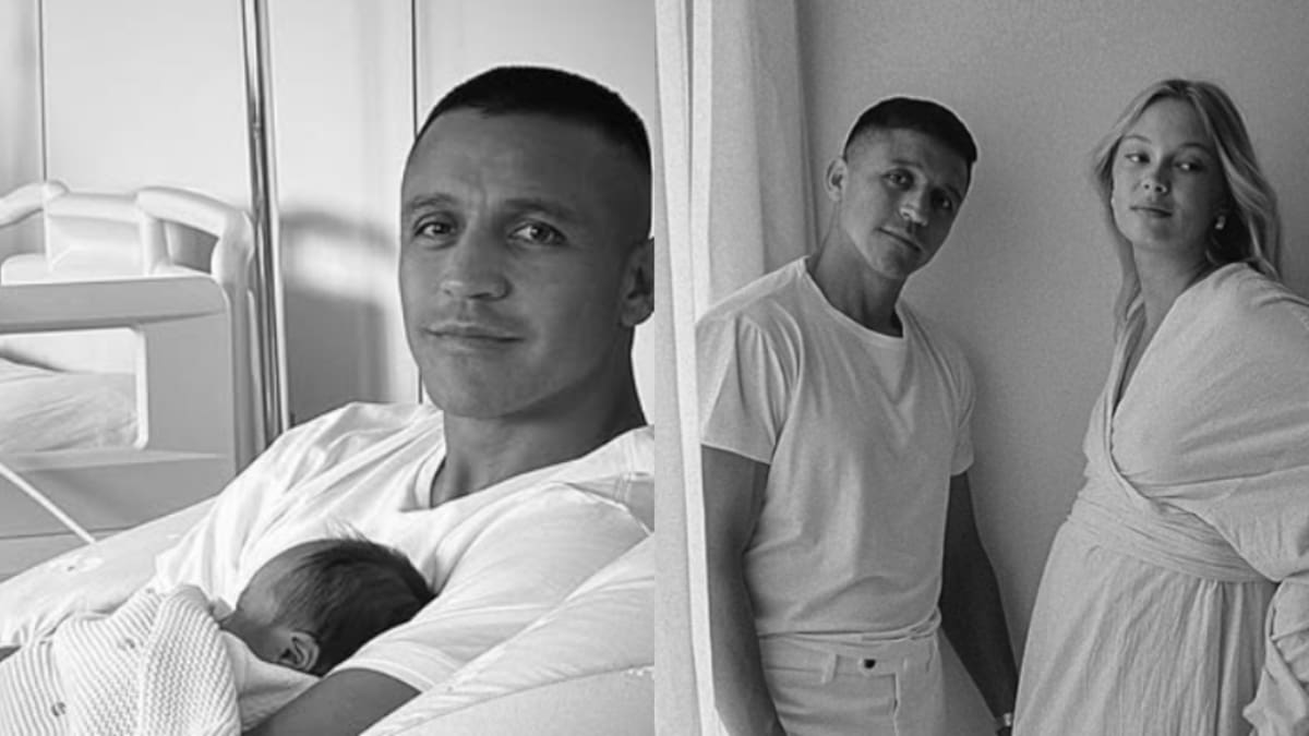 Alexis Sánchez sorprende con primera publicación junto a su hija en redes sociales: “Bienvenida a casa, mi princesa”
