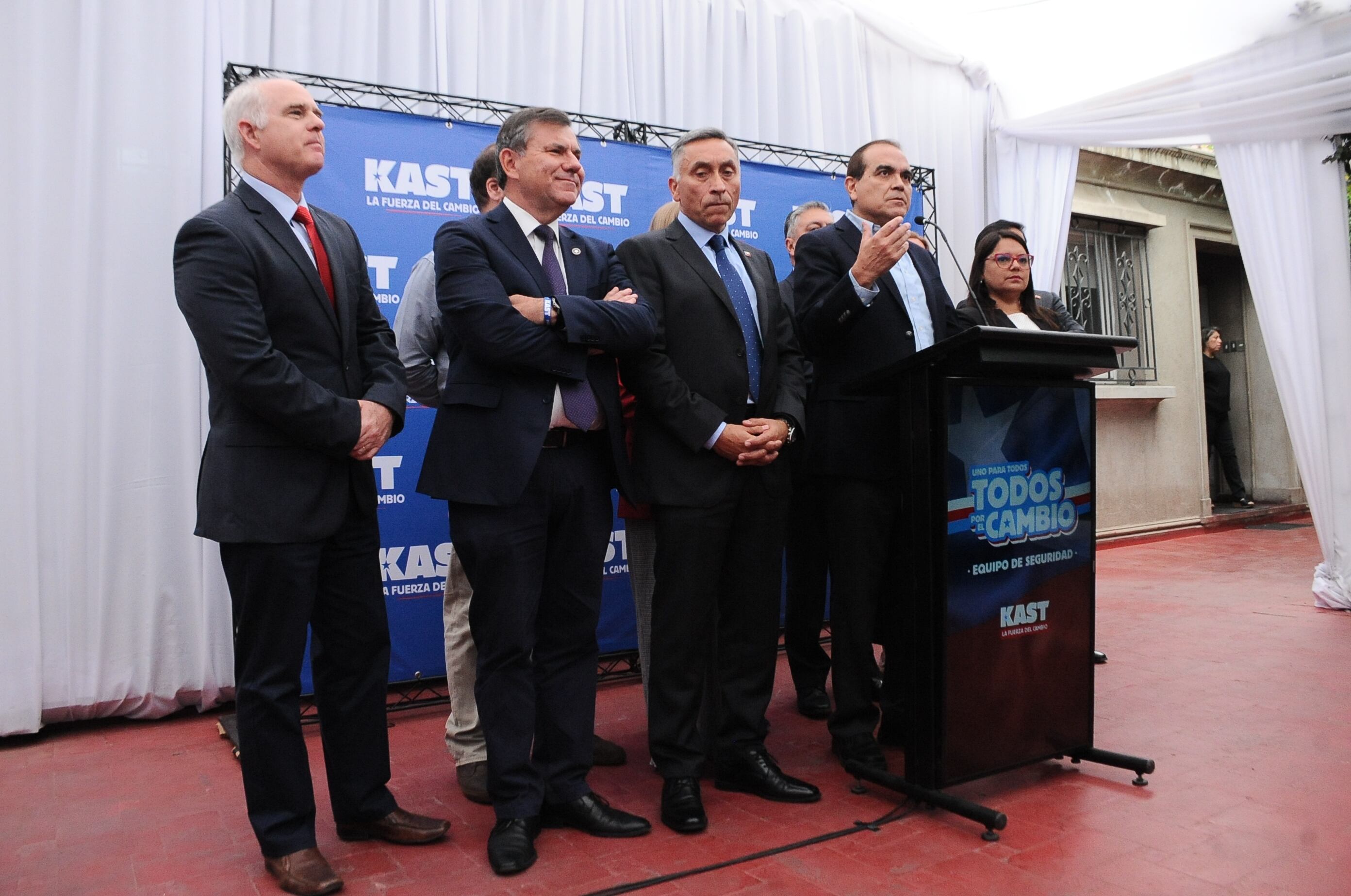 Agencia UNO | Carlos Maldonado tras encuentro entre los equipos de seguridad de José Antonio Kast, Evelyn Matthei y Johannes Kaiser