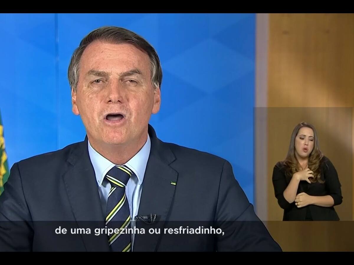 Bolsonaro niega gravedad de coronavirus: Por haber sido atleta yo solo tendría una pequeña gripe
