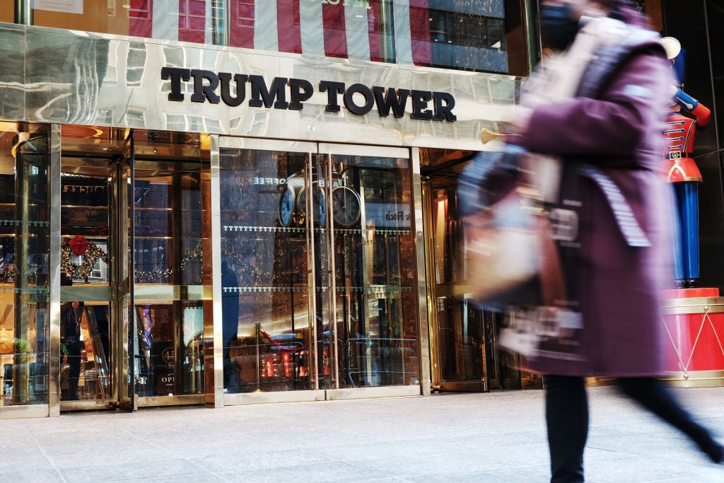 La Torre Trump en la ciudad de Nueva York