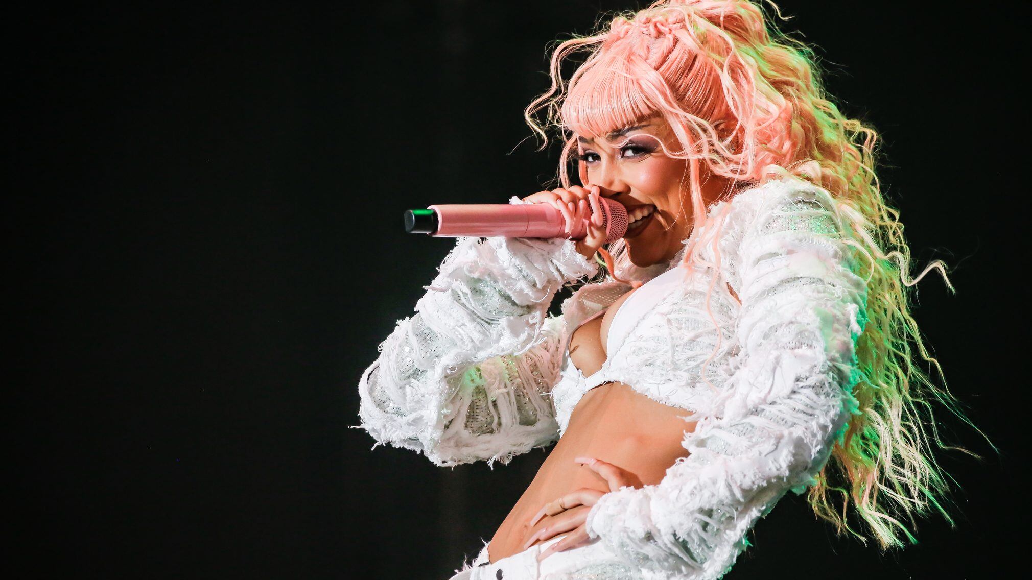DOJA CAT se presenta en el escenario BANCO DE CHILE durante el tercer día de Lollapalooza Chile 2022 en el Parque Bicentenario Cerrillos en Santiago, Chile, 20 de marzo de 2022.
FOTO: JONNATHAN OYARZUN / LollapaloozaCL
DOJA CAT performs in BANCO DE CHILE during the third day of Lollapalooza Chile 2022 at Bicentenario Cerrillos Park in Santiago, Chile, March 20, 2022.
PHOTO: JONNATHAN OYARZUN / LollapaloozaCL