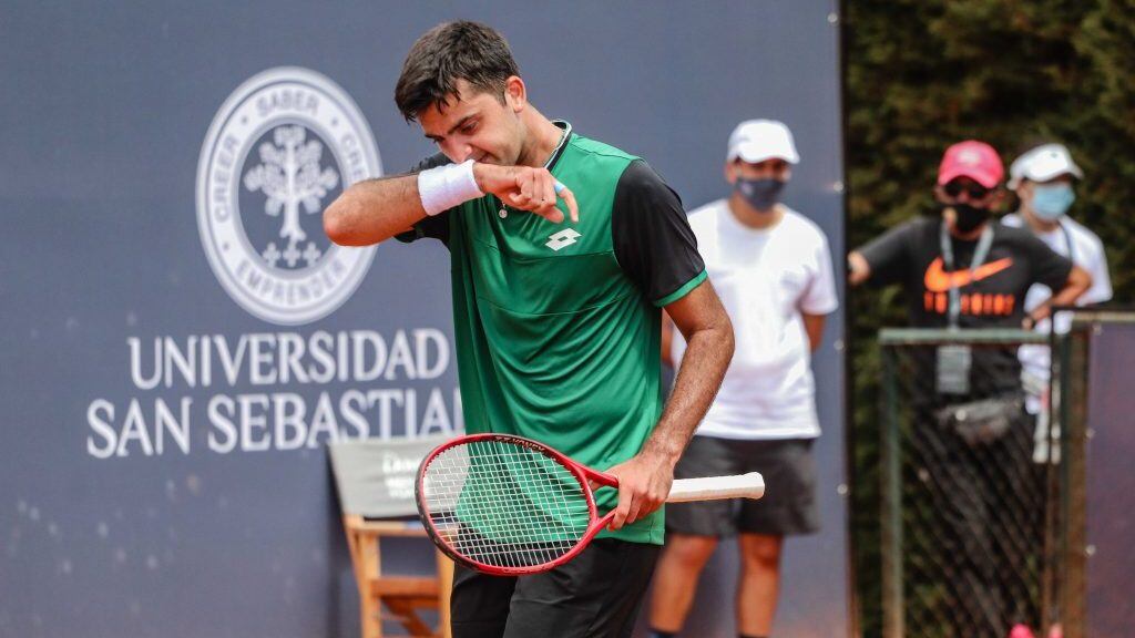 17 de Febrero de 2021 / CONCEPCION
Federico Coria a derrota a Tomas Barrios en ATP Challenger de Concepcion, durante el estado de catastrofe de la pandemia covid-19
FOTO: RODRIGO GAJARDO / AGENCIAUNO
