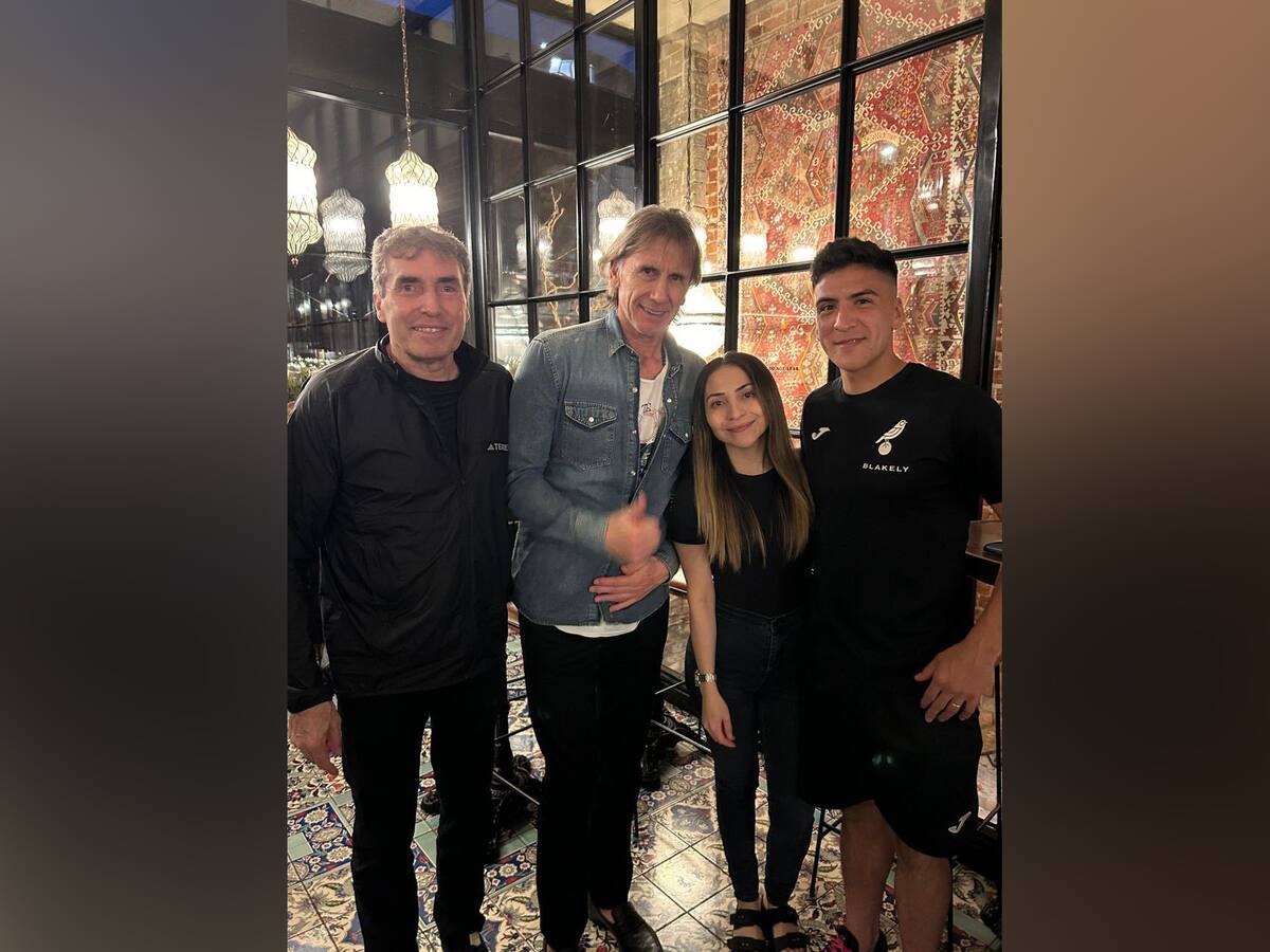 Ricardo Gareca sigue su periplo por Europa y visita a Marcelino Núñez