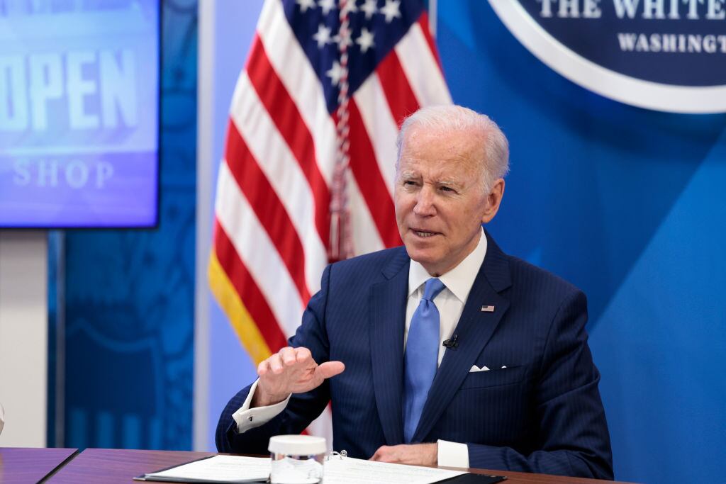 El presidente estadounidense Joe Biden