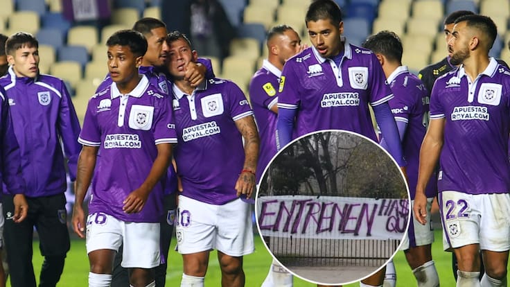 Tensión total en Deportes Concepción: hinchas cuelgan potentes lienzos en el centro deportivo del club