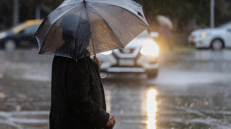 Lluvia en Santiago: este será el momento con más precipitaciones en la Región Metropolitana