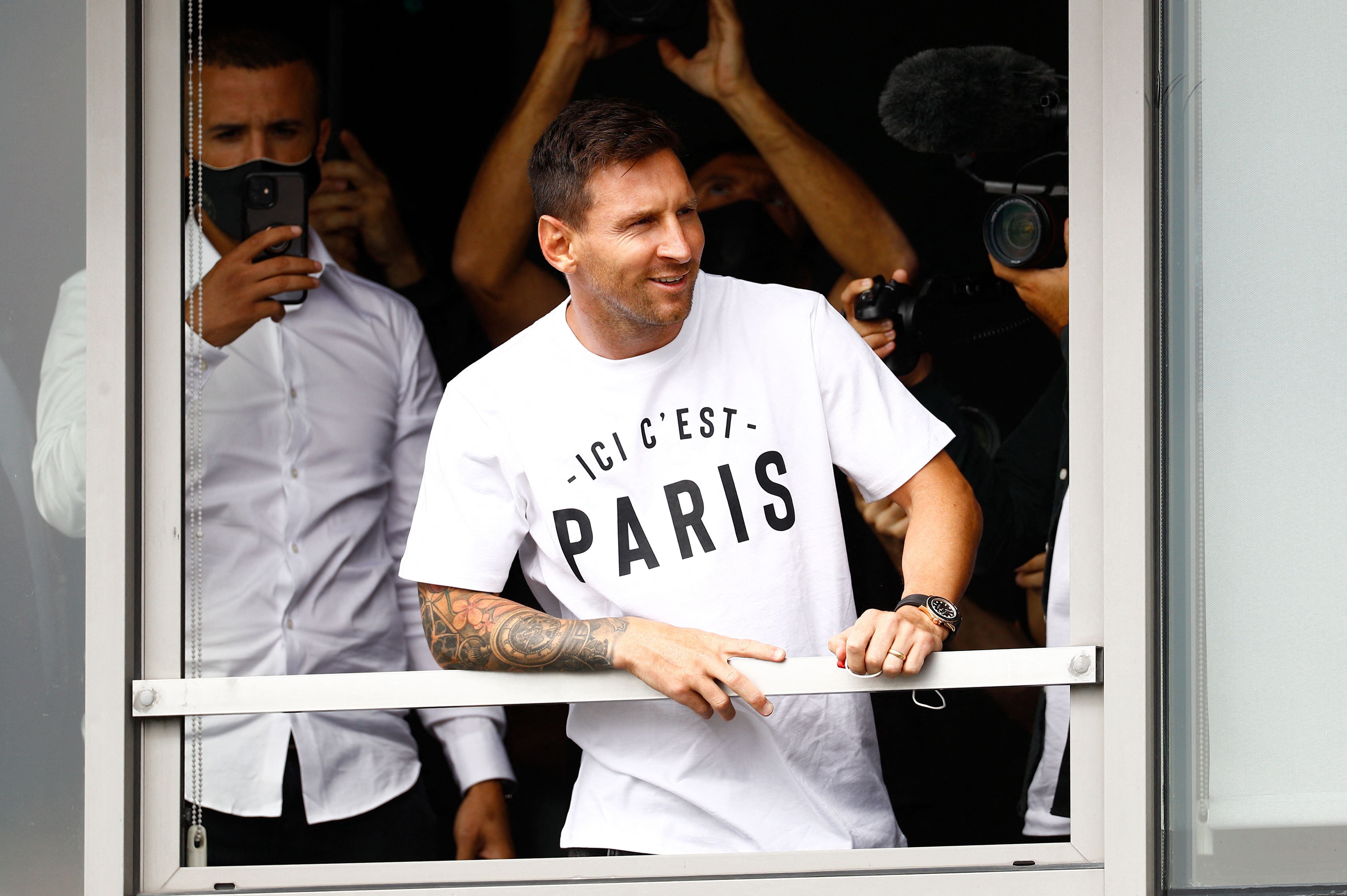Lionel Messi en París / Getty Images