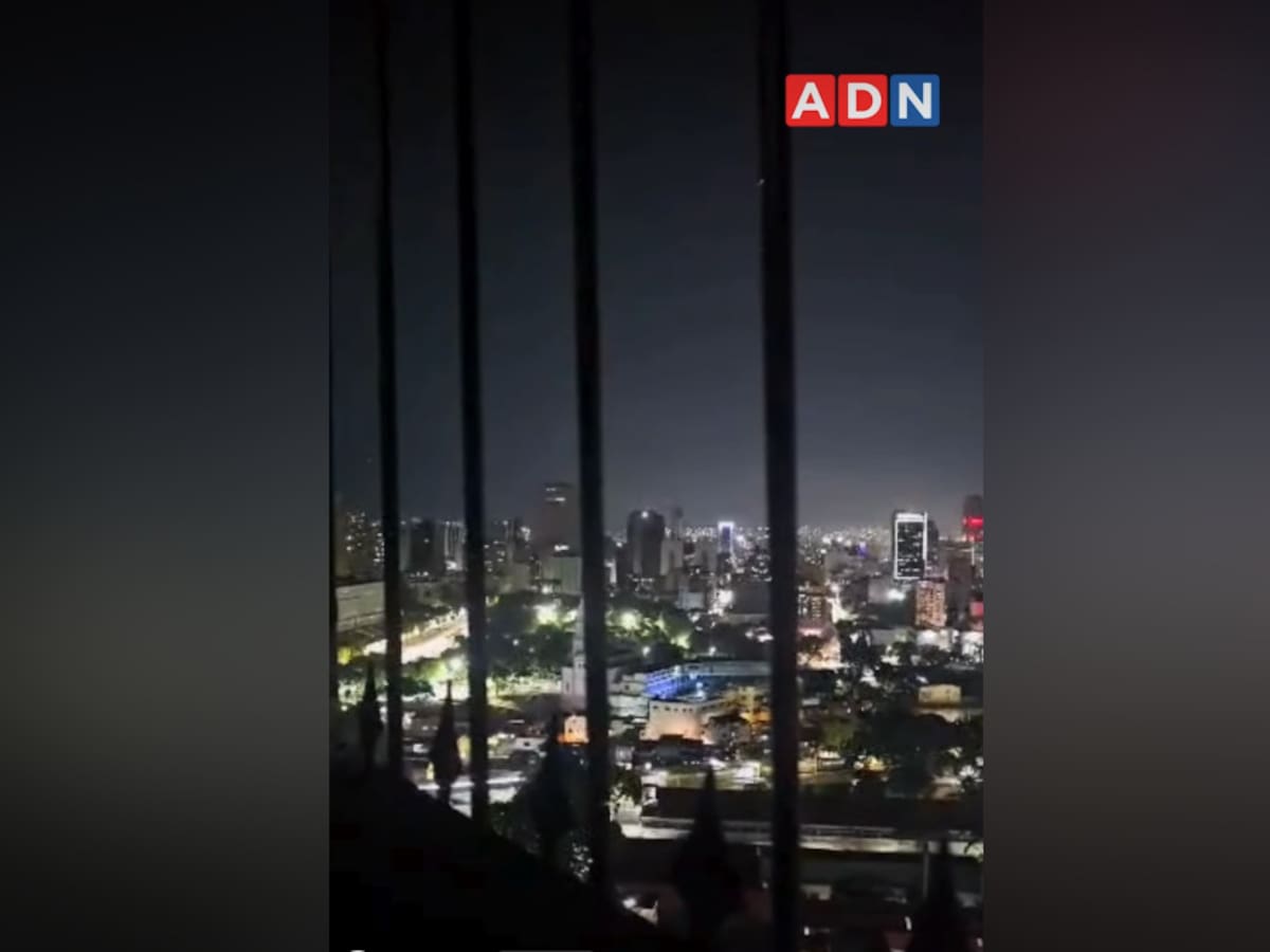 Así se fue el tenso momento de los disparos a drones en cercanías del palacio presidencial de Venezuela