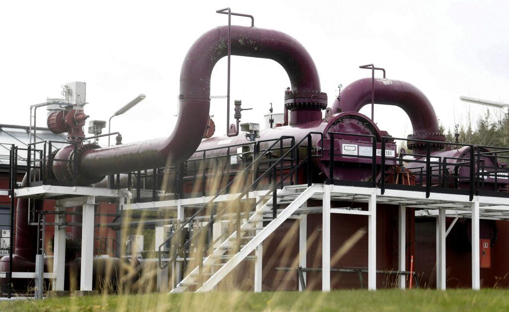 Planta de recepción del gas ruso ubicada en una localidad de Finlandia