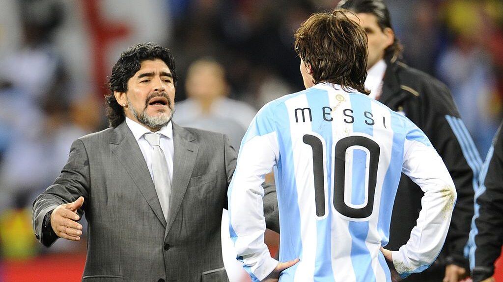 Messi Maradona